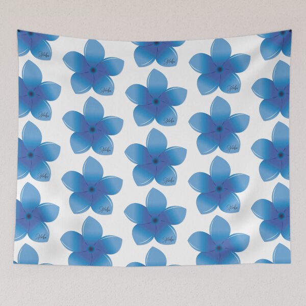 Item preview, Blue Plumeria designed and sold by CM-PD.
