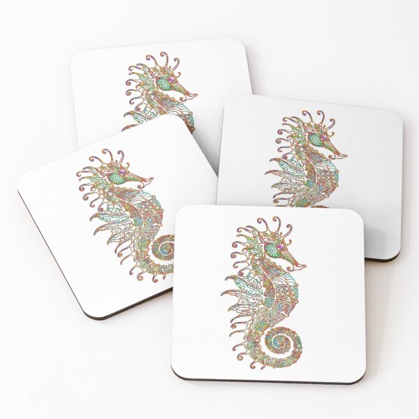 Item preview, Zentangle Seahorse designed and sold by Hareguizer.