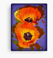 Tinkering with Tulips Canvas Print