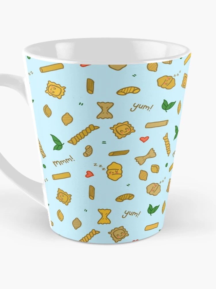Thumbnail 3 of 4, Coffee Mug, Pasta Blue! designed and sold by RiskyPixels.