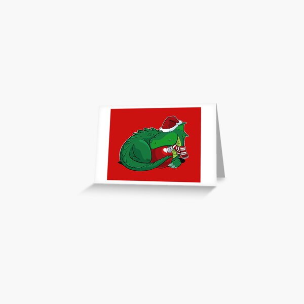 Item preview, Holiday Green Dragon designed and sold by powersdesign.