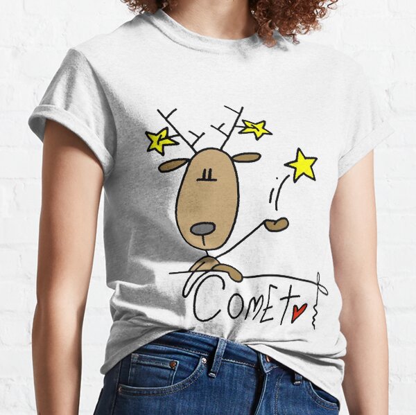Comet Reindeer Christmas Holiday  Classic T-Shirt