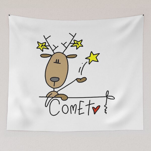 Item preview, Comet Reindeer Christmas Holiday  designed and sold by peacockcards.