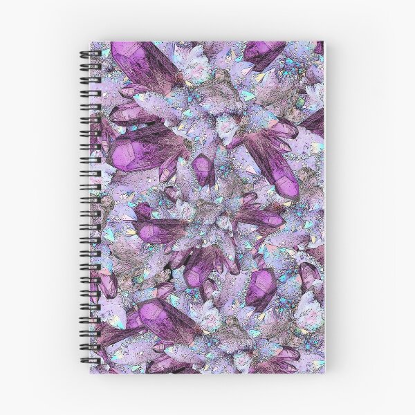 Item preview, PURPLE AMETHYST CRYSTALS  & DRUSY QUARTZ CRYSTALS  designed and sold by sharlesart.