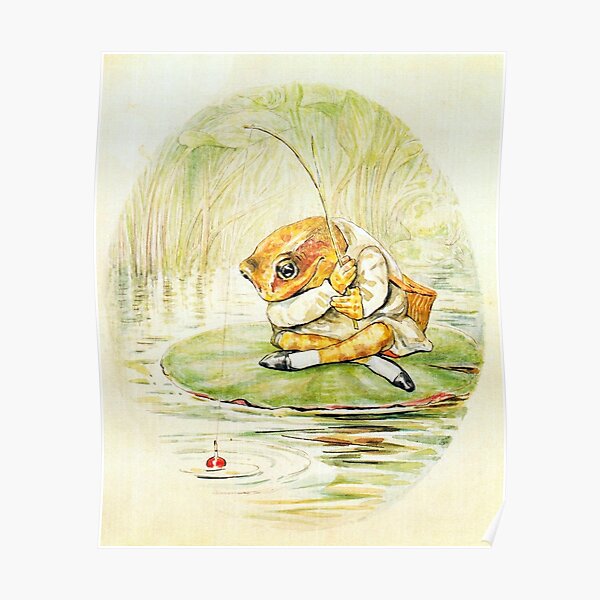 Jeremy Fisher - Beatrix Potter Poster