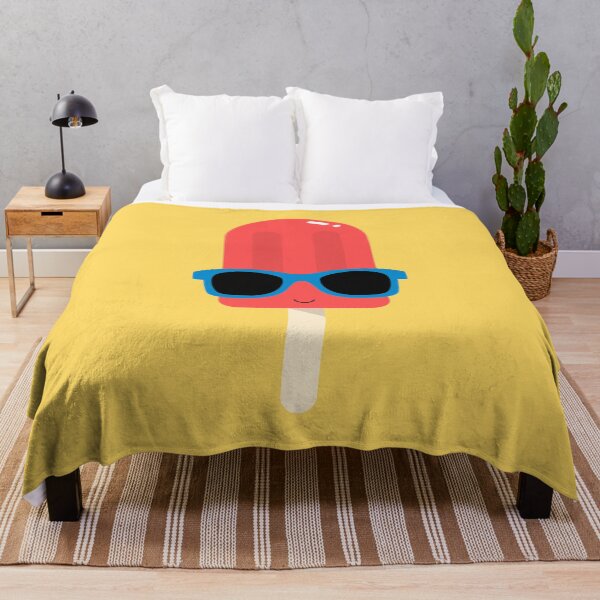 Item preview, Red Ice Pop Wearing Blue Sunglasses designed and sold by Design Minds Boutique.