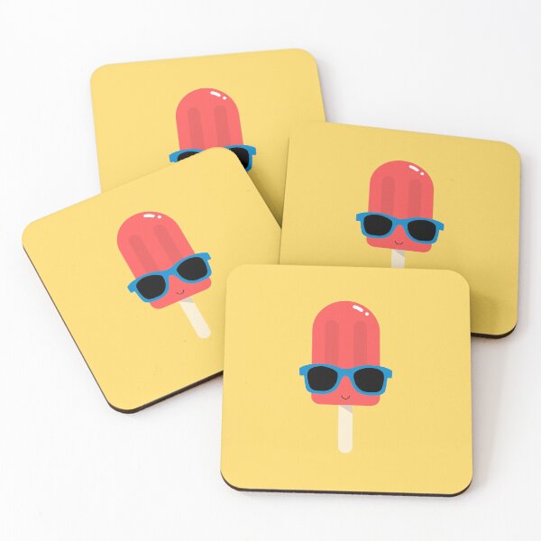 Item preview, Red Ice Pop Wearing Blue Sunglasses designed and sold by Design Minds Boutique.