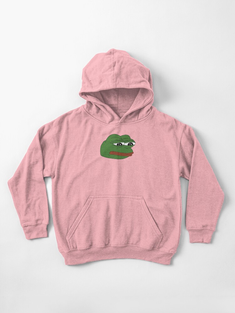 Pepe the frog pink hoodie sale