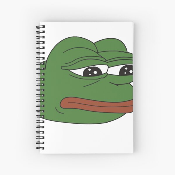 Pepe The Frog Sad Frog Spiral Notebook By Pepe Leaker Redbubble 1086