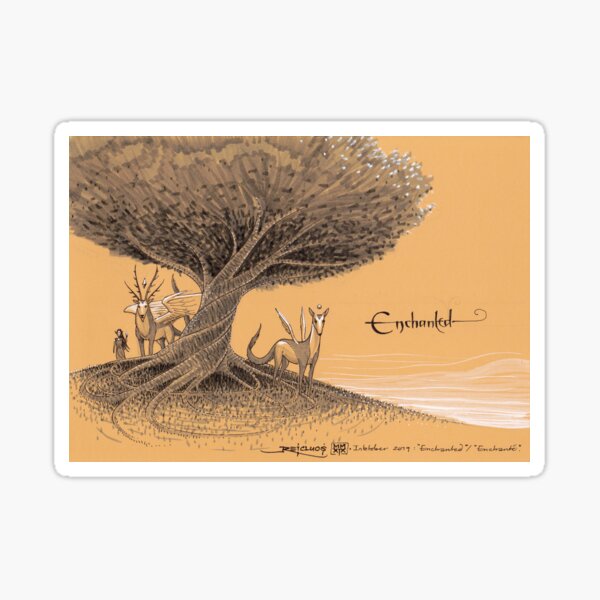 Ancient spirits tree Sticker
