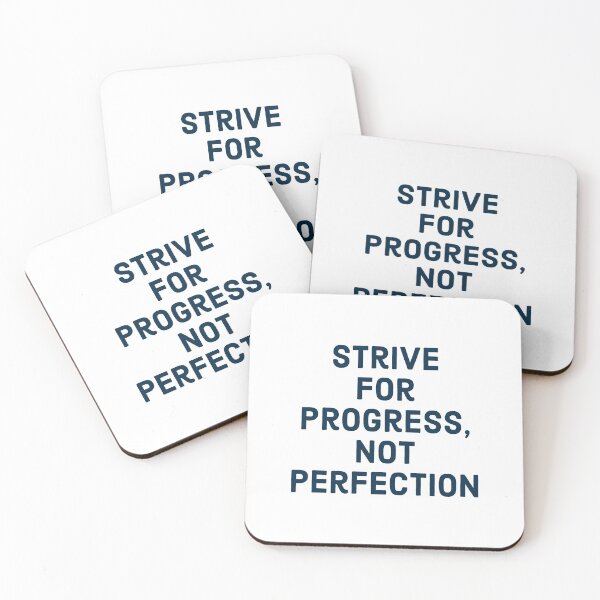 Item preview, Strive for progress, not perfection designed and sold by Inspirationmotivation.