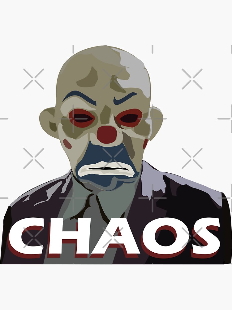 chaos - mask clown by mayerarts