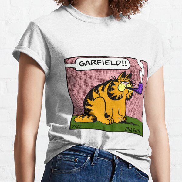 smoking garfield Classic T-Shirt