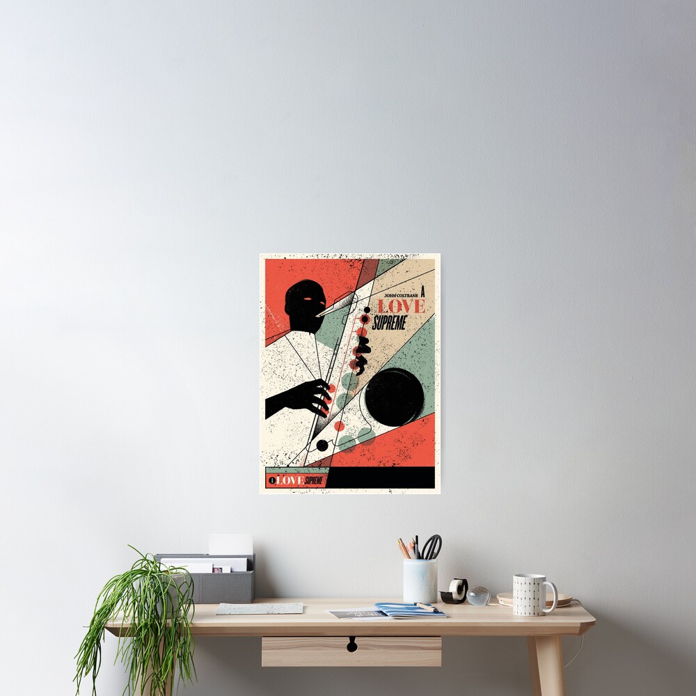 A Love Supreme (distressed design) Poster