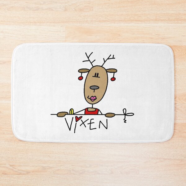 Artikelvorschau, Weihnachtsferien Vixen Rentier entworfen und verkauft von peacockcards.