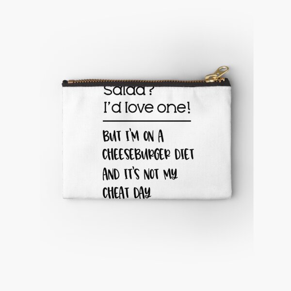 Item preview, Funny Diet Joke Foodie Humor Saying Love Burger Cheat Day Raglan Baseball Tee designed and sold by CreatedByHeidi.