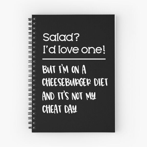 Item preview, Funny Diet Joke Foodie Humor Saying Love Burger Cheat Day designed and sold by CreatedByHeidi.
