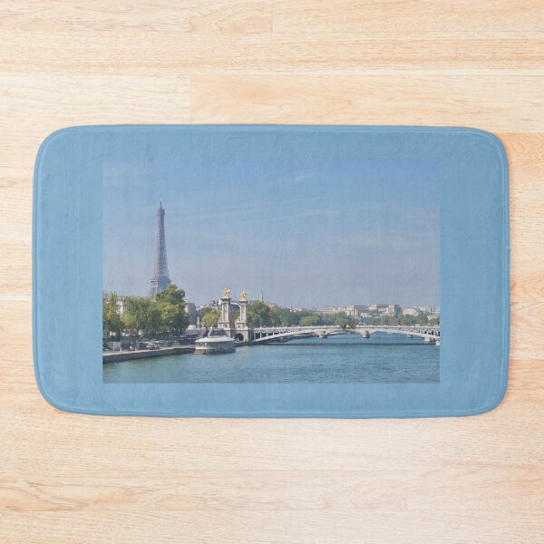 Item preview, Eiffel Tower and River Seine in Paris, France. designed and sold by thelemmingface.
