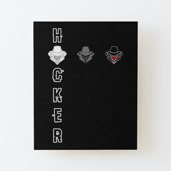 Black Hat Hacker Wall Art Redbubble - roblox hacker typer tumblr