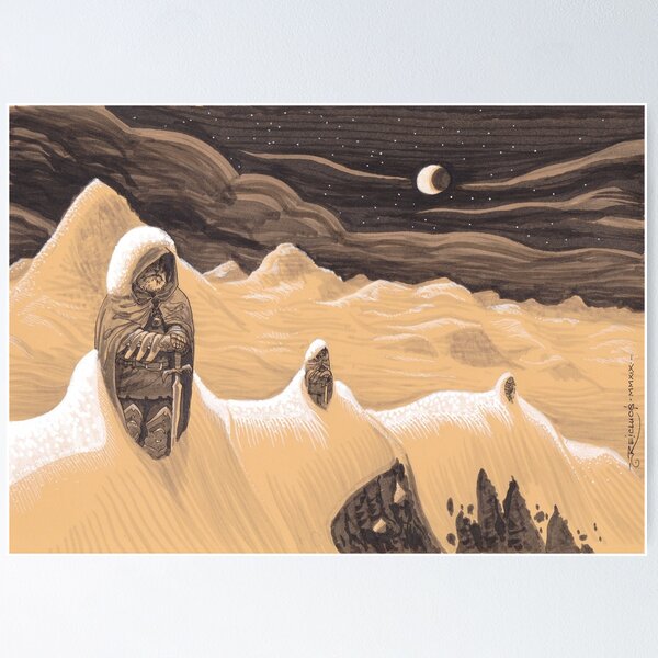 Item preview, Sentinels of the night mountains designed and sold by reicluos.