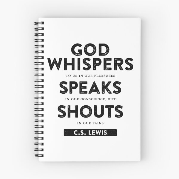 Item preview, C.S. Lewis – God Whispers... designed and sold by studio228.