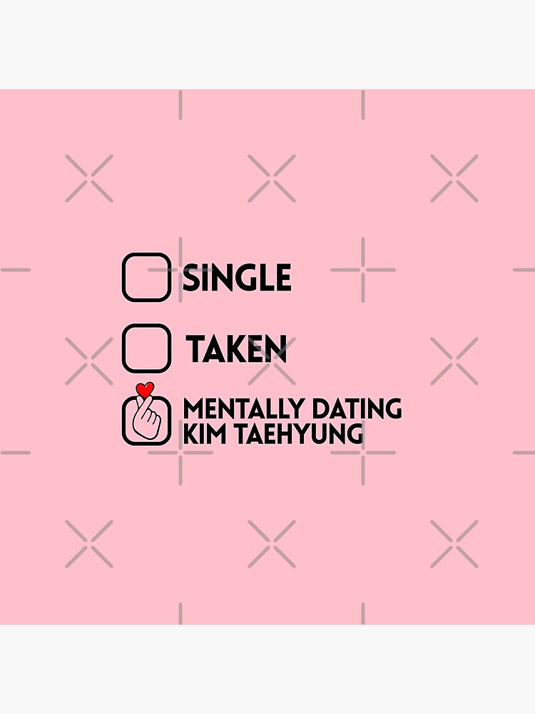 Mentally Dating Taehyung Tote Bag Taehyung Bag Bts Fan Gift 