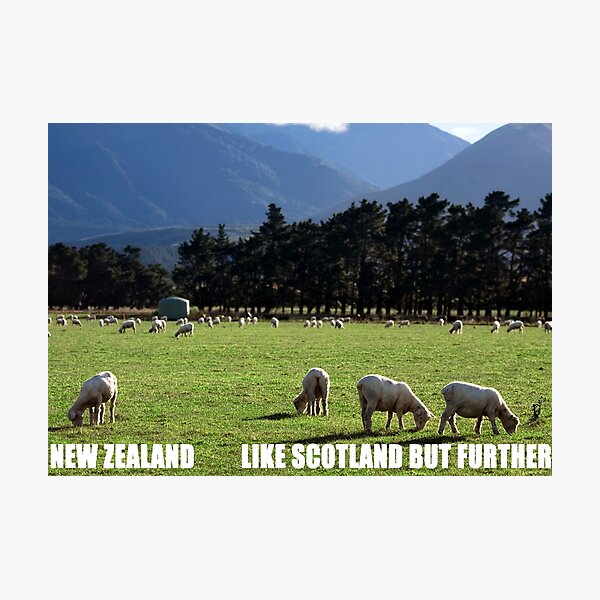 Item preview, NEW ZEALAND- LIKE SCOTLAND designed and sold by connorx.