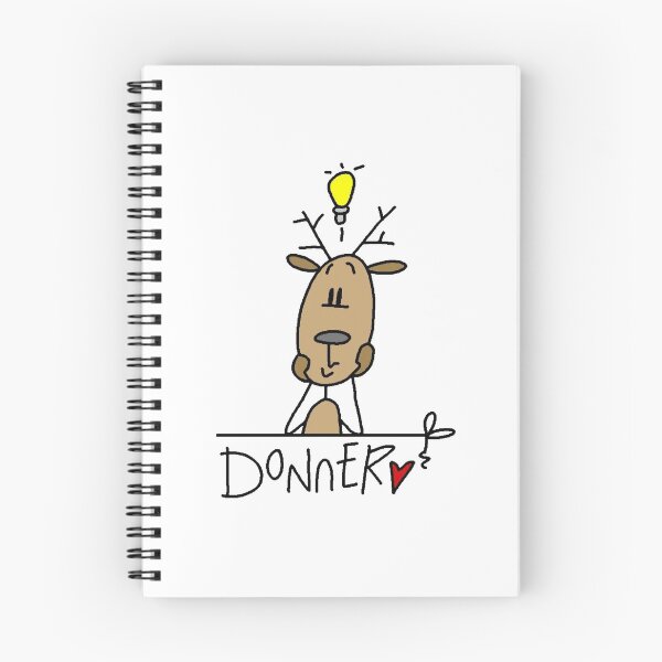 Artikelvorschau, Weihnachtsferien Donner Rentier entworfen und verkauft von peacockcards.