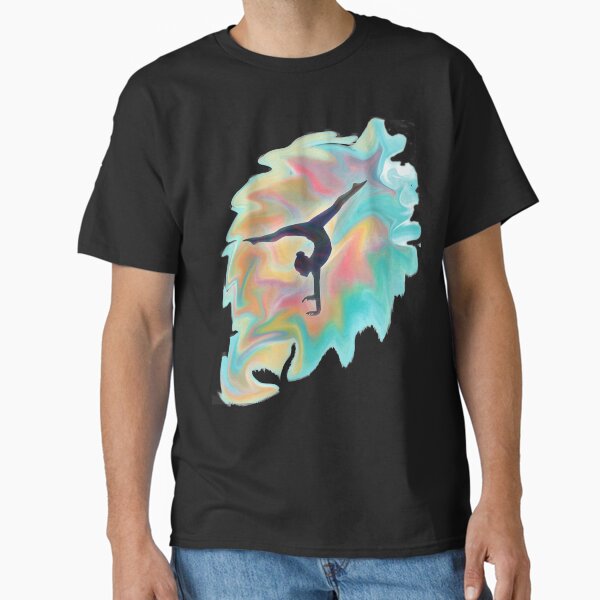 Watercolor Swirl Dancer - Gymnast - Acro Dancer Classic T-Shirt