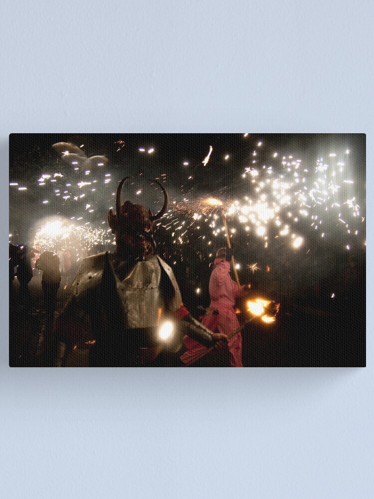 Alternate view of Here be monsters... Canvas Print