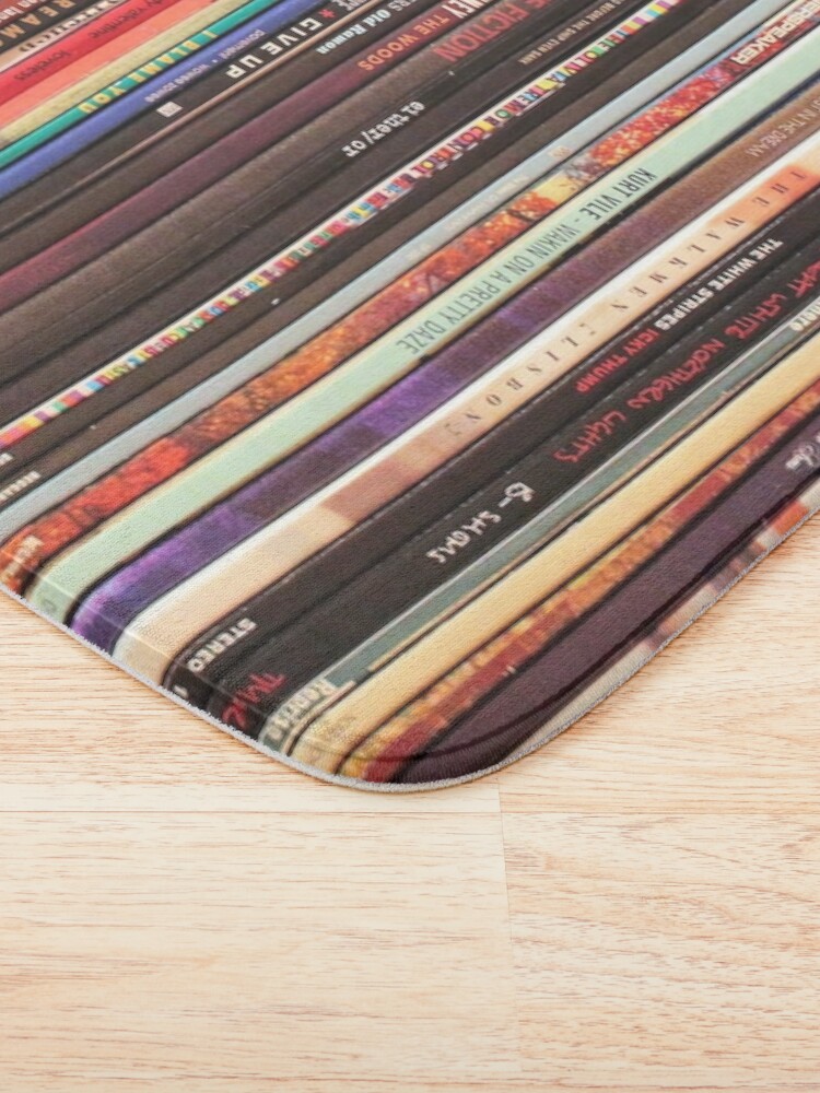 Alternate view of Indie Rock Vinyl Records Bath Mat