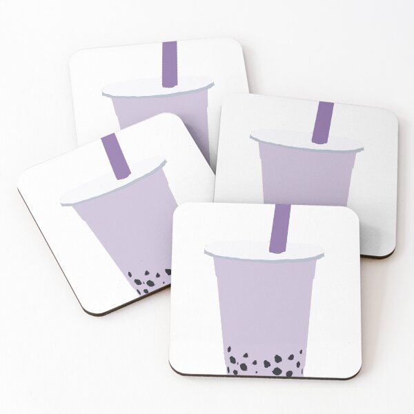 Item preview, taro boba with a purple straw designed and sold by victoriabr-.