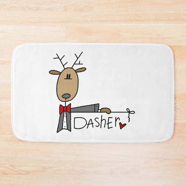 Item preview, Funny Christmas Holiday Dasher Reindeer designed and sold by peacockcards.
