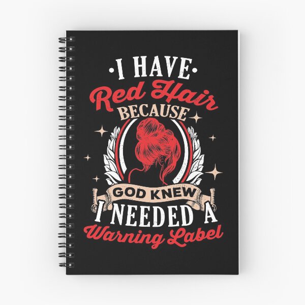 Item preview, Funny Warning Red Hair Gift Design for Gingers  design designed and sold by Lisbob.