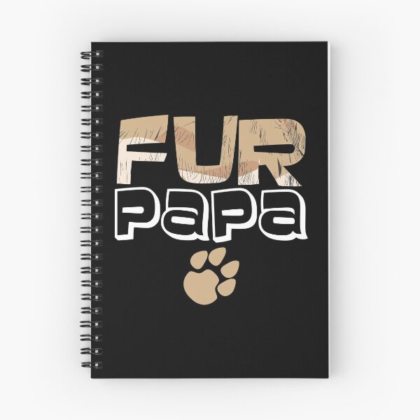 Item preview, Funny Fur Papa Pet Loving Dad Father's Day Gift Design print designed and sold by Lisbob.