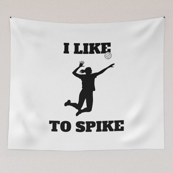 Item preview, Womens Volleyball I like To Spike by Volleyball Player Gifts designed and sold by oberdoofus.