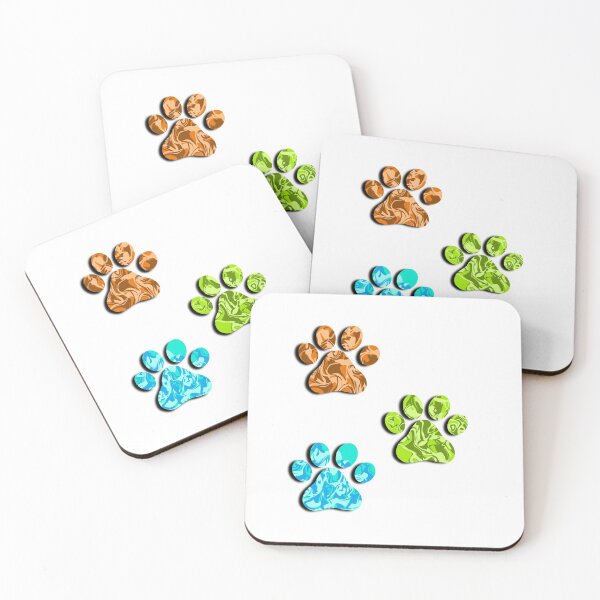 Item preview, Earth Tone Paw Prints designed and sold by Kelsey Shuck.