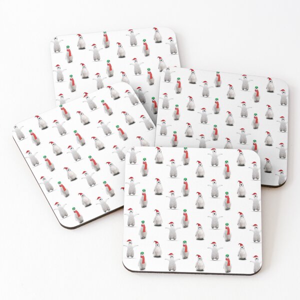 Item preview, Cute Christmas party Penguin chicks wearing hats designed and sold by ArdeaOnline.