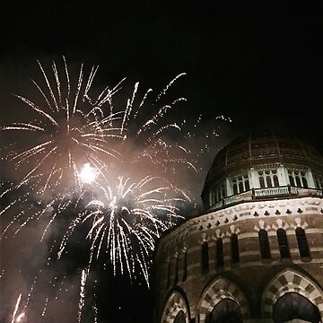 Artwork thumbnail, Alumni Weekend Fireworks - Nott Shot by Rachel McNeil
