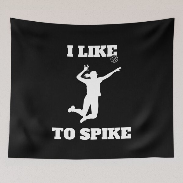 Item preview, Womens Volleyball I like To Spike by Volleyball Player Gifts designed and sold by oberdoofus.