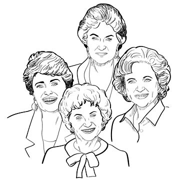 Artwork thumbnail, Golden Girls Sketch by kellyoarts
