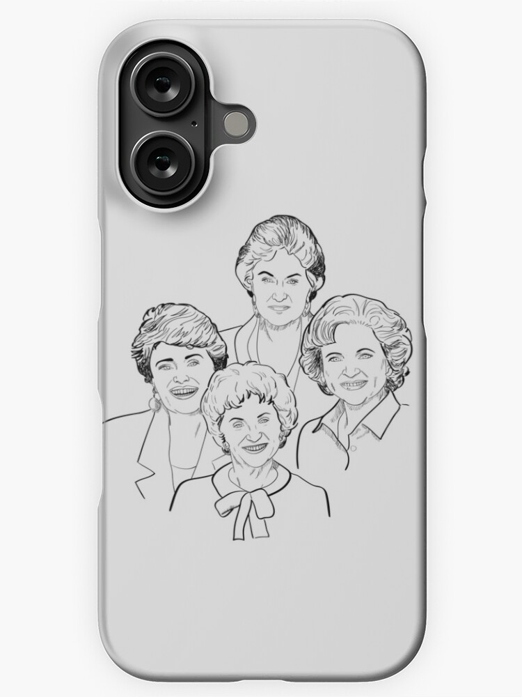 Thumbnail 1 of 4, iPhone Case, Golden Girls Sketch designed and sold by kellyoarts.