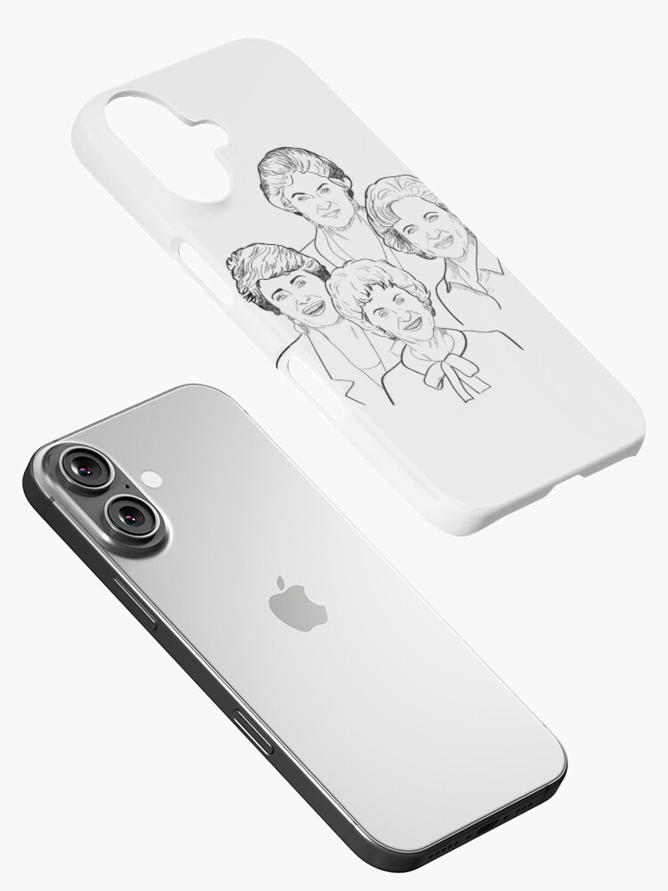 Thumbnail 2 of 4, iPhone Case, Golden Girls Sketch designed and sold by kellyoarts.