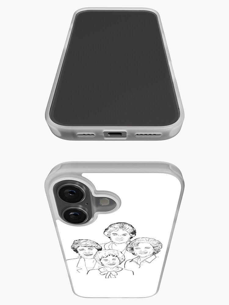 Thumbnail 3 of 5, iPhone Case, Golden Girls Sketch designed and sold by kellyoarts.