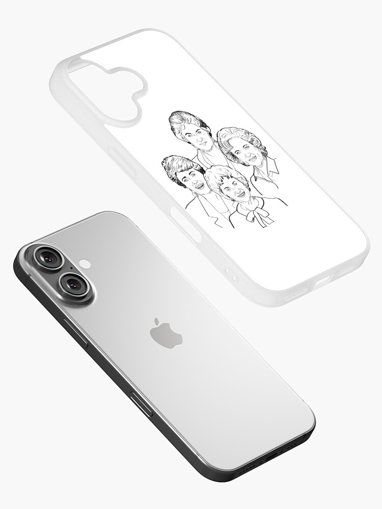 Thumbnail 2 of 5, iPhone Case, Golden Girls Sketch designed and sold by kellyoarts.