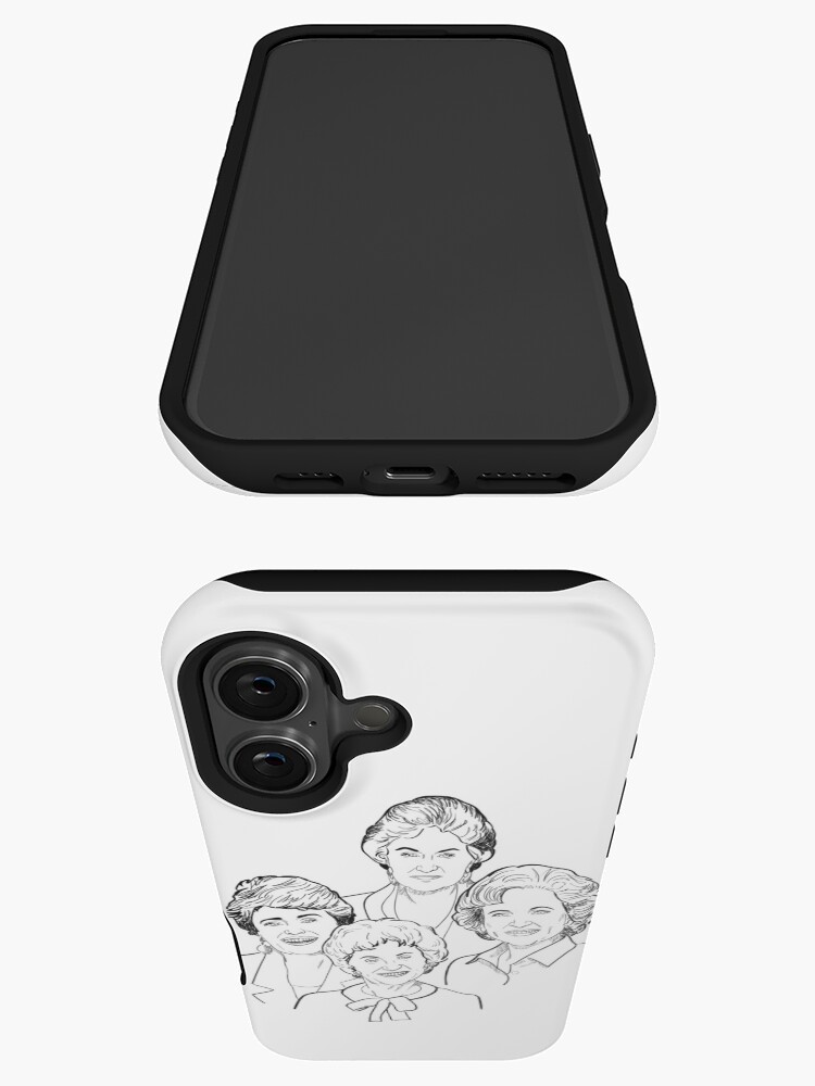 Thumbnail 3 of 4, iPhone Case, Golden Girls Sketch designed and sold by kellyoarts.