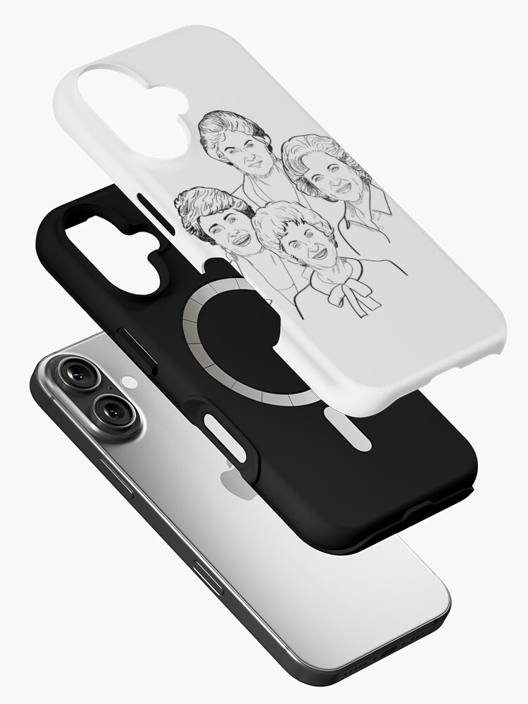 Thumbnail 2 of 4, iPhone Case, Golden Girls Sketch designed and sold by kellyoarts.