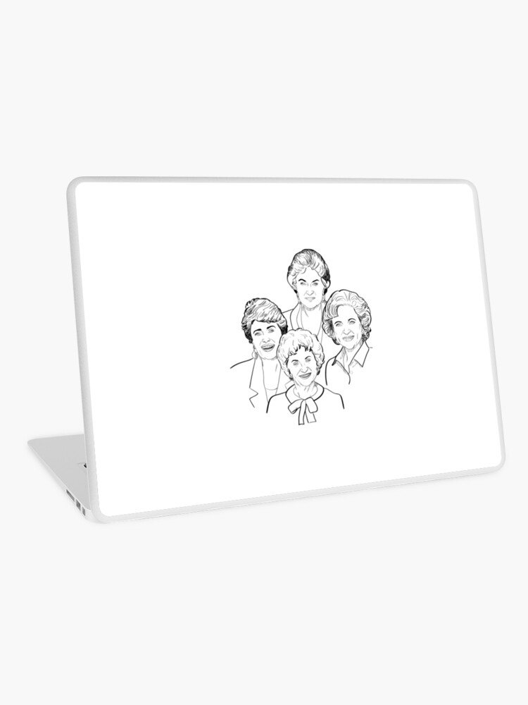 Thumbnail 1 of 2, Laptop Skin, Golden Girls Sketch designed and sold by kellyoarts.