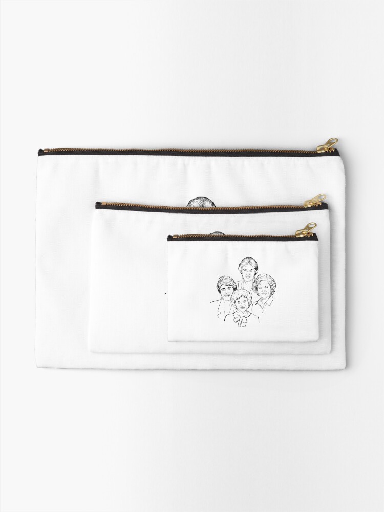 Thumbnail 2 of 4, Zipper Pouch, Golden Girls Sketch designed and sold by kellyoarts.