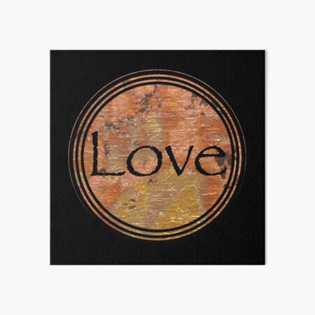 Love Art Board Print